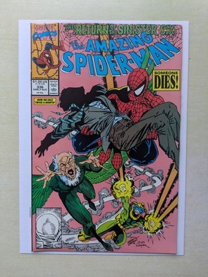 Amazing Spider-Man #336 FN+ (6.5) Vulture App Erik Larsen Cover Art 1990