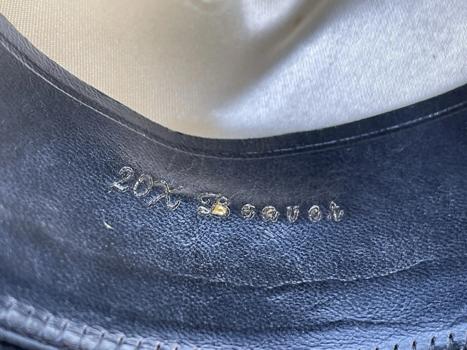 $629 Rugged 20X Bailey Size 7 Western Cowboy Hat Yellowstone Sam Elliot Dutton - Image 2 of 4