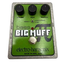 Electro-Harmonix Bass Big Muff Pi Fuzz Pedal *Semi-Working: Bad 3-Way Switch EHX