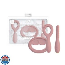 ezpz Oral Development Tools 3 Pack in Blush - 3 Months - Non-S