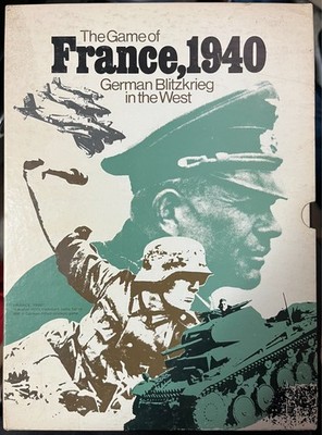 The Game Of France 1940 German Blitzkrieg In The West (1972, Board