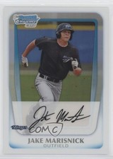 2011 Bowman Chrome Prospects Refractor 67/500 Jake Marisnick #BCP198 0b3