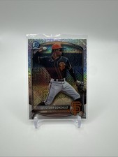 2025 Bowman Draft Chrome Josuar Gonzalez Mega Box Mojo Refractor #BDC-182 Giants