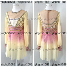 New figure skating dress Y0220---Yellow