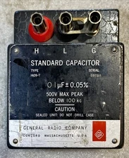 GENERAL RADIO 1409-T STANDARD CAPACITOR 0.1uF +- 0.05% GENRAD FREE SHIPPING