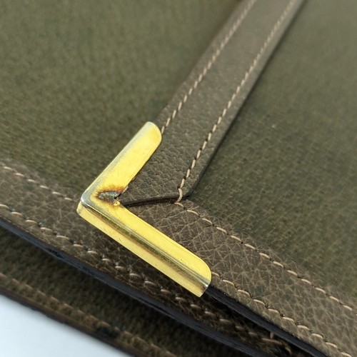 GUCCI Alte Gucci Clutch Tasche Leder Made in Italy Vintage Gebraucht aus Japan - Bild 6 von 24
