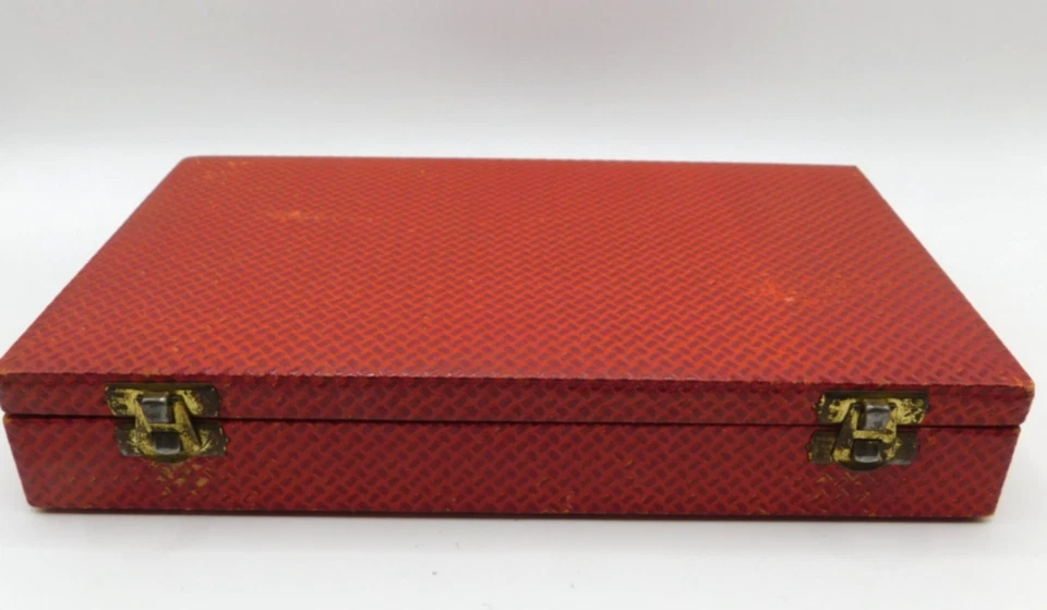 Vintage 2 Toned BAKELITE German Dominoes**Simichrome TESTED ~COMPLETE 28 Pieces - Image 3 of 3