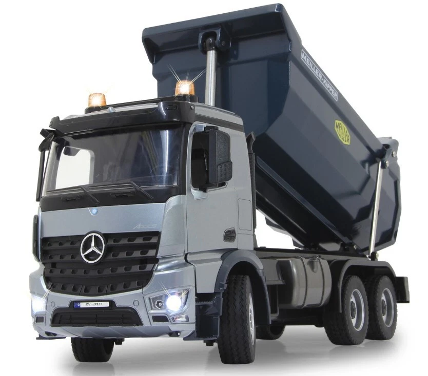 JAMARA, MERCEDES Arocs ribaltabile grigio Radiocomandato, 1/20,  JAM406301 - Immagine 3 di 4