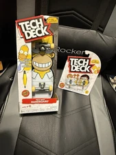 Tech Deck 2025 Simpsons x Santa Cruz Homer Handboards (VHTF) + Bonus Deck 