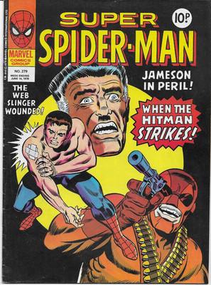 SUPER SPIDER-MAN #279 Marvel UK Comics (Jun 1978) Used - V Good (AVENGERS etc)