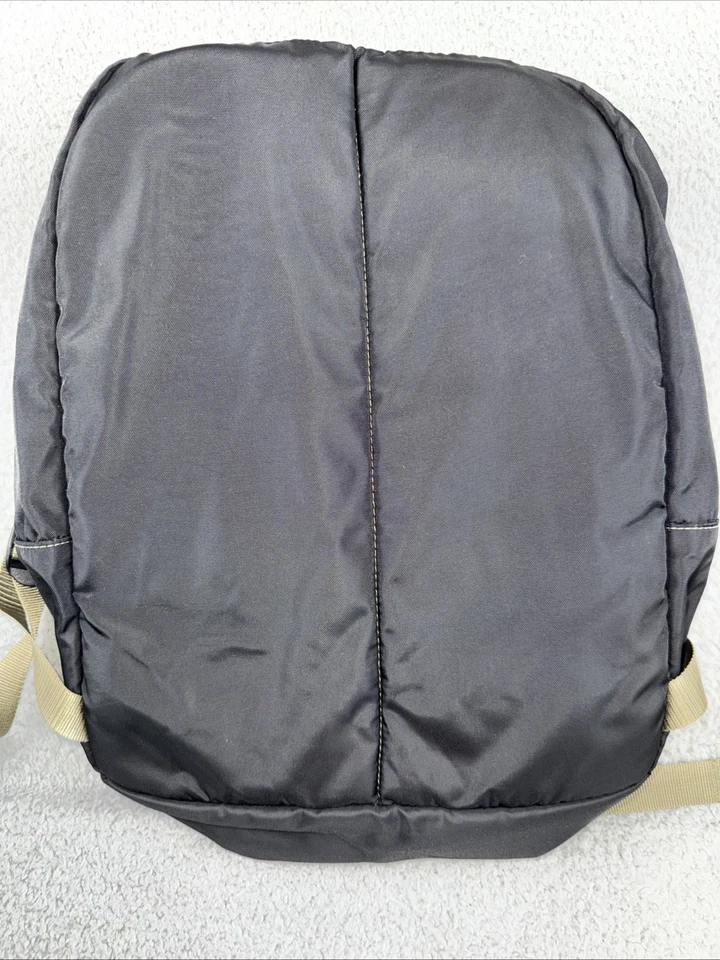 LL Bean De Colección Mochila Reflectante Bolsa para Libros Mochila Acolchada Negra Años 90 80 Bolso Escolar Foto 4 de 4