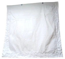 Pottery Barn Set of 2 100% Cotton White Euro Shams Minimalist Luxury Neutral