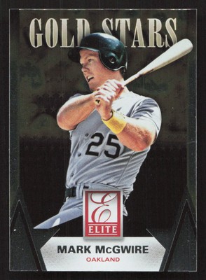2015 Panini Elite Mark McGwire Gold Stars #22 Card