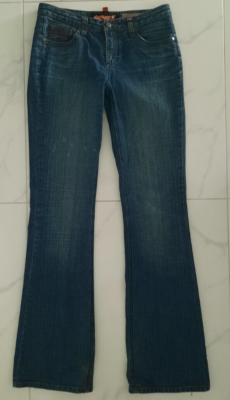 Dollhouse Women's Medium Wash Skinny Jeans - High Rise, Destroyed Details, Super Stretchy