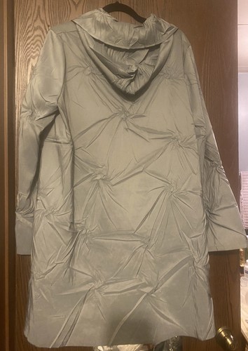 Babette SF Jacket Snap Lagenlook Art to Wear Sz M Gray Lightweight EUC - Picture 3 of 5