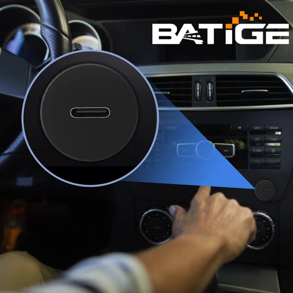 Small USB 3.0 Male to Type C 3.0 Female Flush Mount Cable 3Ft - Image 4 of 4