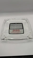 Vintage Shaw-Barton 1965 Calendar Glass Ashtray