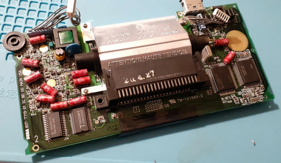 Game Gear Capacitor Kit (Full Replacement | VA0 - VA1) - Image 3 of 4