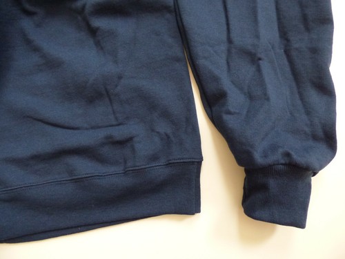 Sudadera de lana Hanes Ecosmart para hombre azul marino talla 2XL - Imagen 4 de 5