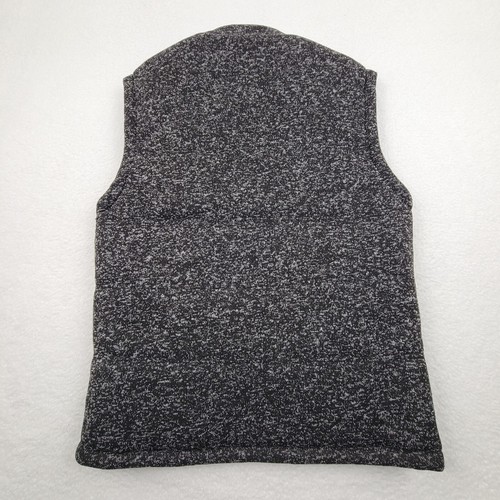 BKE Chaleco Cremallera Completa Chaqueta Exterior Franela Edredón Forrado Relleno Para Hombres Talla XL B/W Cuadros - Imagen 7 de 7