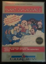Kung Fu Heroes (Nintendo NES, 1989) Complete In Box. Tested! ☆ AUTHENTIC ☆ RARE!