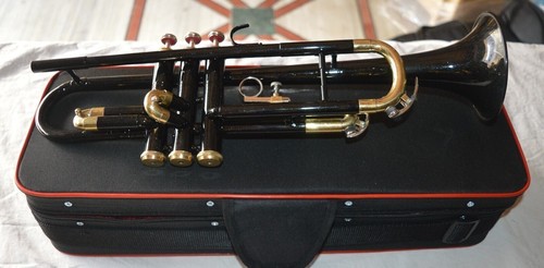 TROMBA NUOVA ottone nero BB KEYS TROMBA BB KEYS CUSTODIA GRATUITA M/P CYBER MONDAY - Foto 5 di 5