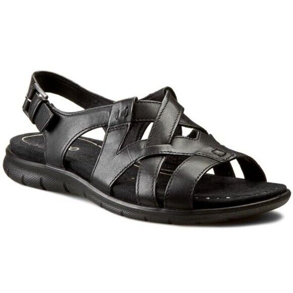 Ecco Womens Babett Comfort Leather Sandals shoes sz 4… - Gem