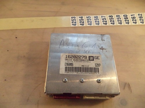 Opel Astra G 1,2l ohne Klima Motorsteuergerät 16202279 4253