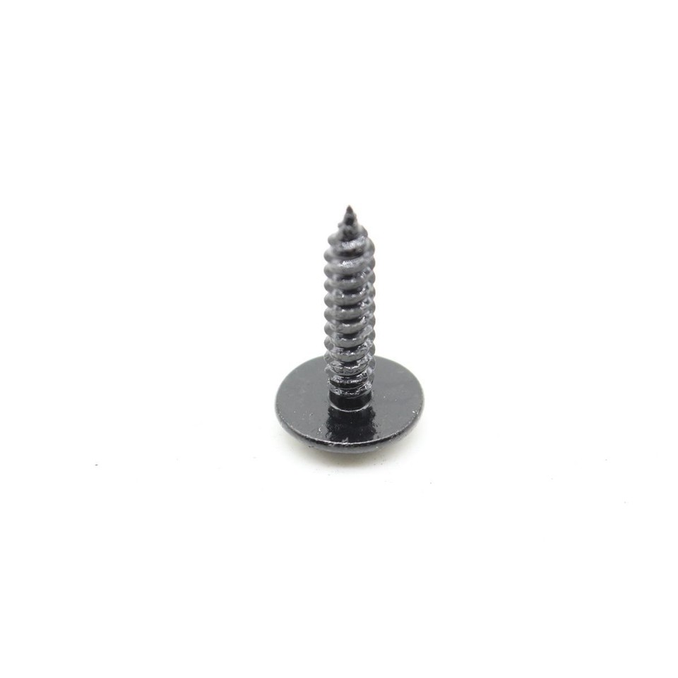 100 Viti Testa Tonda Con Rondella Nere Phillips 8 X 3/4 Per Finiture Auto, Fissaggio Universale