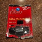 SkI Sundriess Ski & pole carries junior pocket size ove the shoulder winter E1