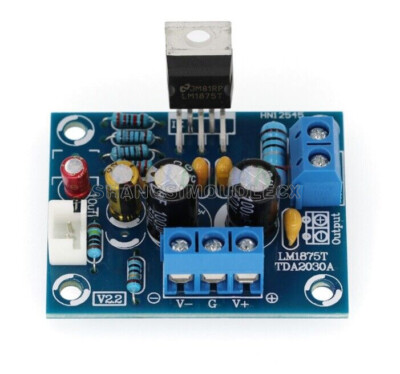 20W HIFI Mono Channel LM1875T Stereo Audio Amplifier Board Module NEW