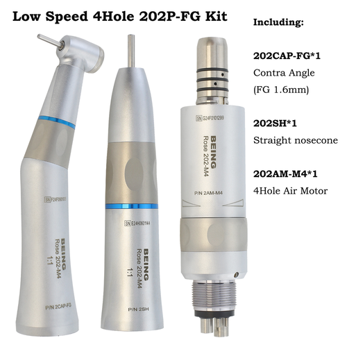 BEING Dental Slow Speed Handstück Winkelstück Gerader Luftmotor 4 Löcher KAVO - Bild 4 von 138