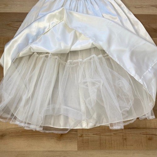 VTG 90s Jessica McClintock Gunne Sax Sequined Bridal Dress Ivory 11/12 USA Made - Picture 8 of 22