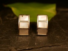 Toller 925 Sterling Silber Ohrringe Ohrstecker Tchibo Weiß Schimmernder Perlmutt