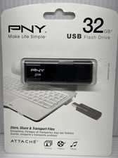 PNY 32GB USB Flash Drive Black. NEW