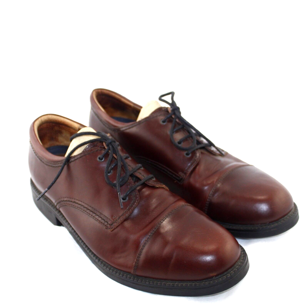 Dockers Shoes Mens 10 Derby Oxford Casual Classic Leather Comfort Dressy Brown Dockers Mens Brown Gordon Cap-Toe Oxford | Mercari main image 3