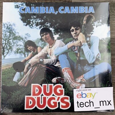 Los Dug Dug's - Cambia, Cambia Vinyl LP Color Azul NEW FREE USA Shipping