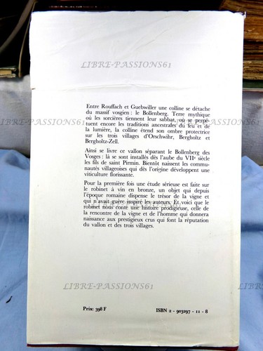 ORSCHWIHR, BERGHOLTZ, BERGHOLTZ-ZELL, COLLECTIF, ÉDITIONS COPRUR, 1987 - Picture 3 of 12