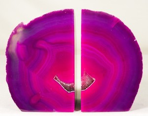 5-2Lbs-Agate-Bookends-Geode-Crystal-Polished-Brazil-Specimen