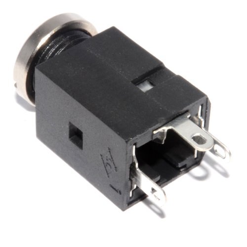 3.5mm 3 Pole Stereo Jack Socket Solder Chassis Mount Pack of 5 - Afbeelding 5 van 16