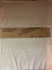 J Channel Cable Management 7.8’  Under Desk Black by Yecaye NEW