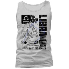 Libra Zodiac Sign Horoscope Astrological Graphic Tank Top