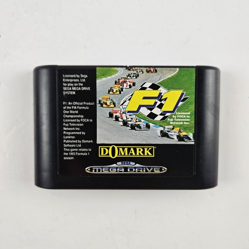 Videojuego F1 Sega Mega Drive PAL en caja sin manual - Imagen 2 de 8