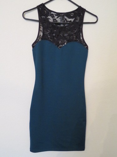 Teal Green Tank Top Bodycon Dress 