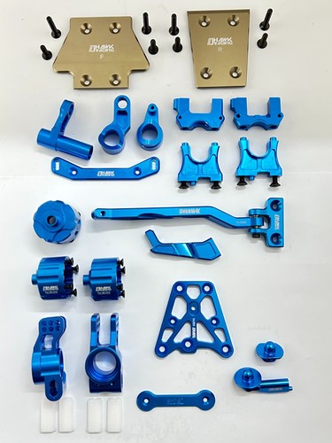 Dhawk CNC Aluminum Conversion Parts Blue For Team Associated RC8B4/B4e/T4/T4e - Picture 3 of 5