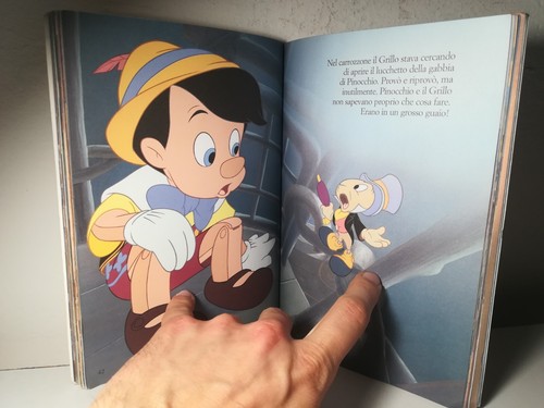 PINOCCHIO WALT DISNEY FAVOLE ILLUSTRATO - (146) - Foto 11 di 13