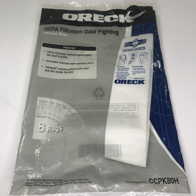 Oreck CC 76135-01 HEPA Filtration Odor 