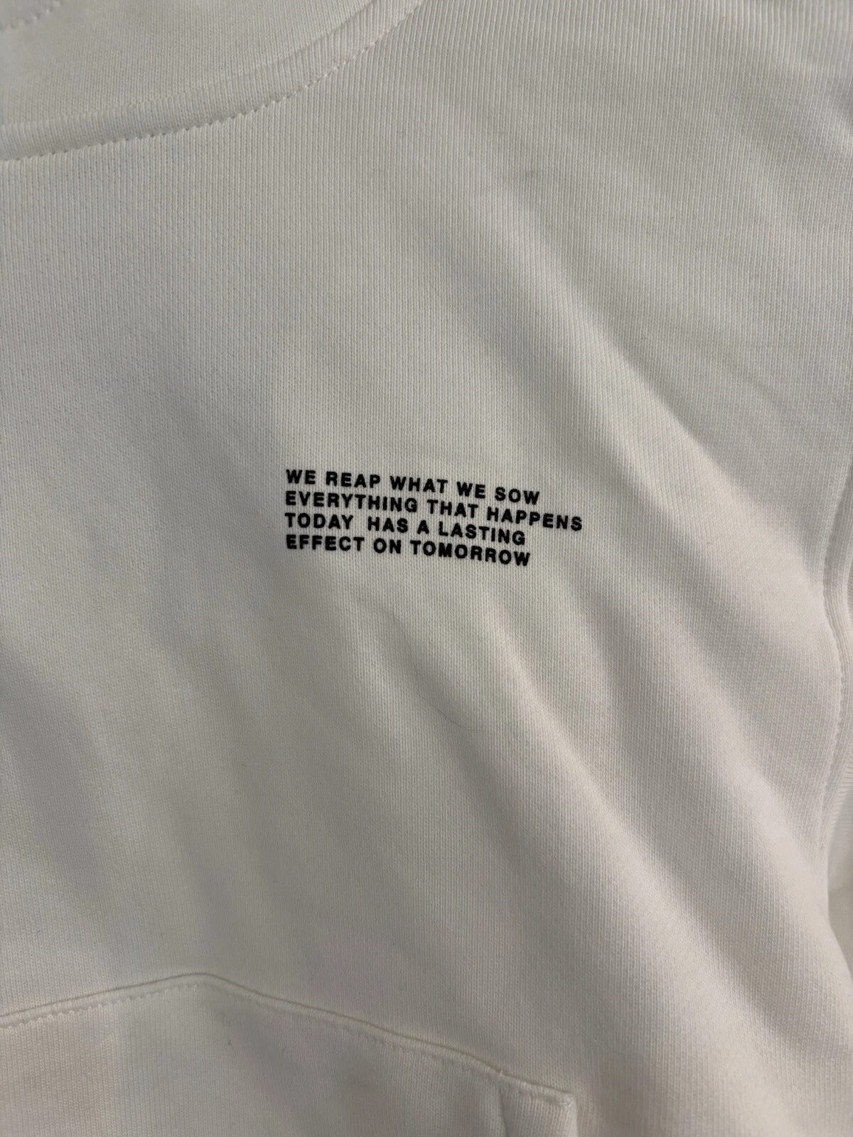 OFF WHITE Felpa con cappuccio Sow Off White con stampa 4 5 anni nuova con etichette