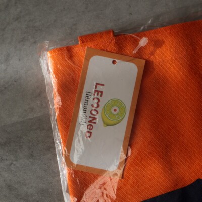 NEW hide(X Japan) LEMONed Totebag Canvas Bag Orange Swing