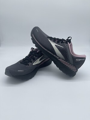 Brooks Adrenaline GTS 22 Womens Wide Shoe Running Gray Pink 1203531D015 Sz 